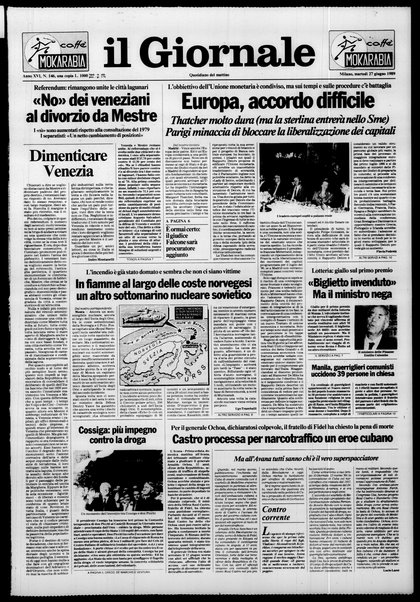 Il giornale : quotidiano del mattino